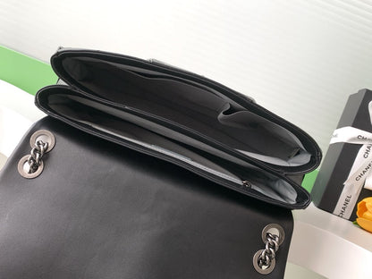 Chanel Vintage Casual Chain Flap Bag Black