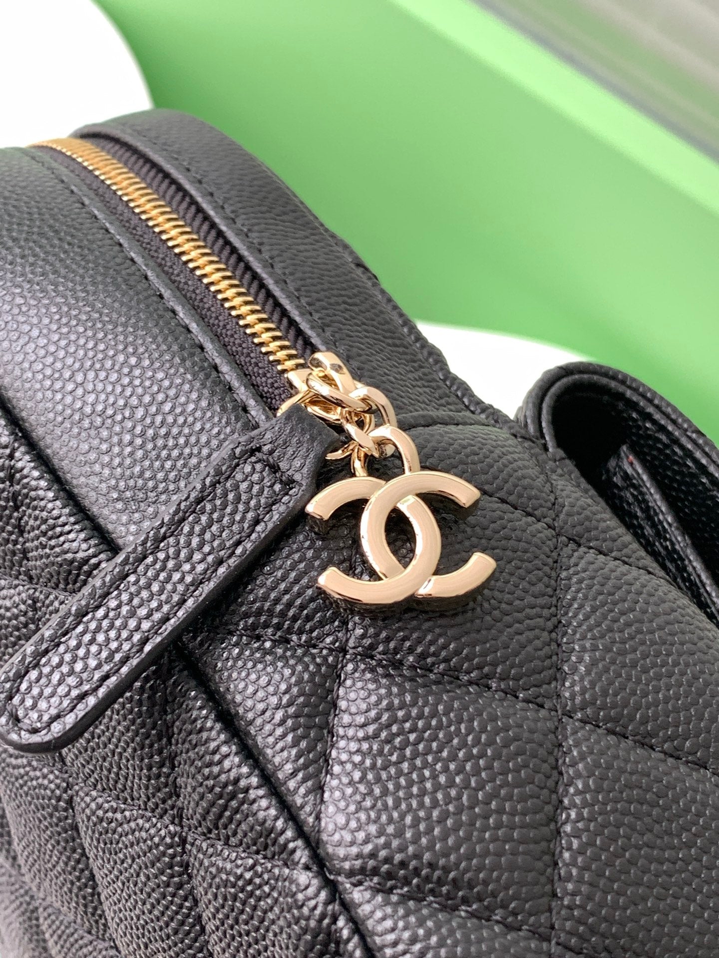 Chanel 24C Mini Backpack Black Caviar