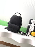 Chanel 25C Mini Backpack Black Calfskin Black Hardware