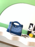 Chanel 26P 31 Bag Nano Denim Blue