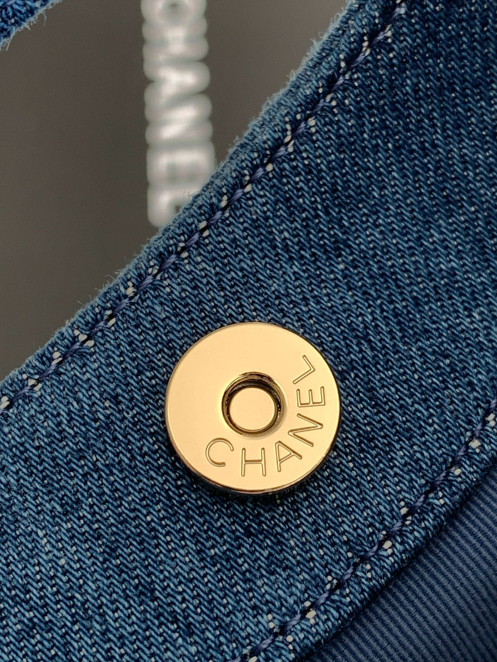Chanel 26P 31 Bag Nano Denim Blue