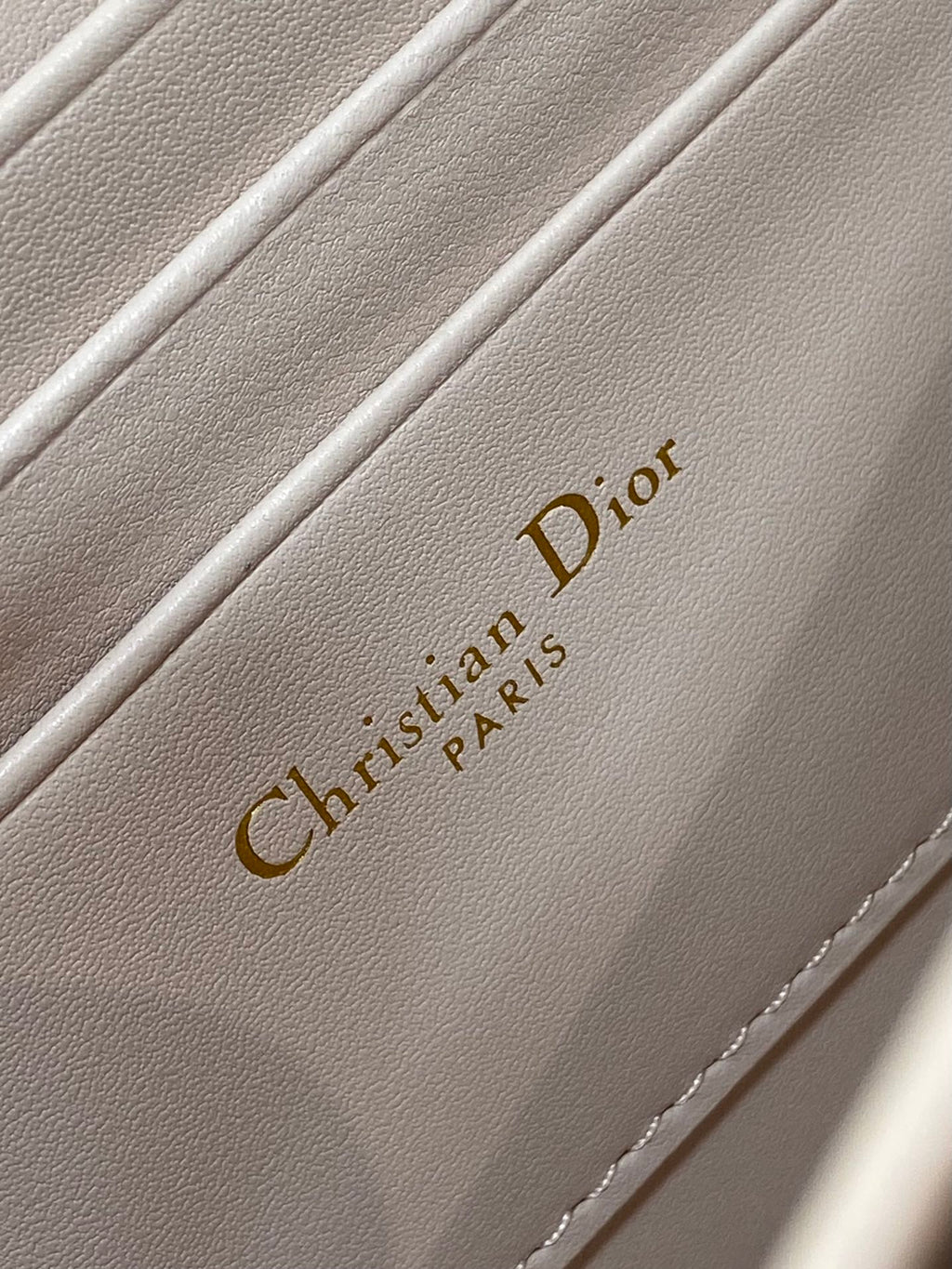 Dior Mini Miss Caro Bag Powder Pink Cannage Calfskin with Gold Hardware