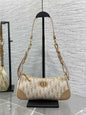 Dior Mini 30 Montaigne Cigale Bag Beige Dior Oblique Raffia-Effect Canvas