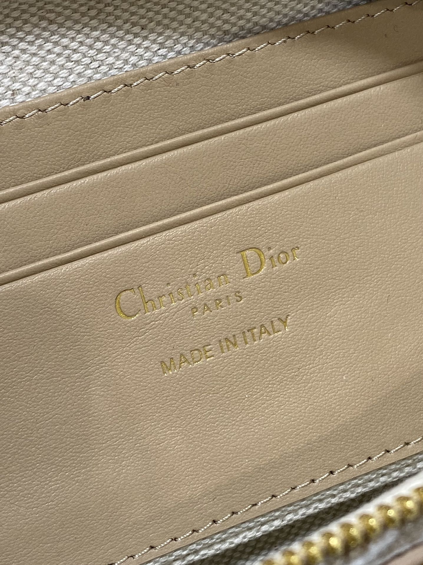 Dior Mini 30 Montaigne Cigale Bag Beige Dior Oblique Raffia-Effect Canvas