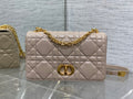 Dior Medium Dior Caro Bag Biscuit Soft Cannage Calfskin with Gold Hardware