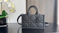 Dior Toujours Mini Shopping Tote Macro Cannage Leather Crossbody Bag 7001