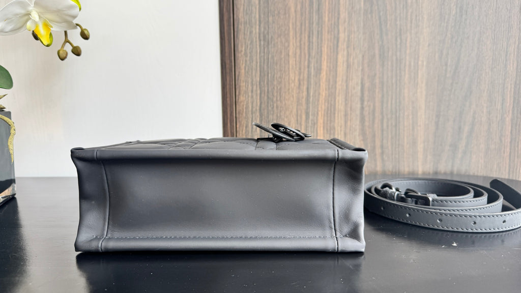 Dior Toujours Mini Shopping Tote Macro Cannage Leather Crossbody Bag 7001