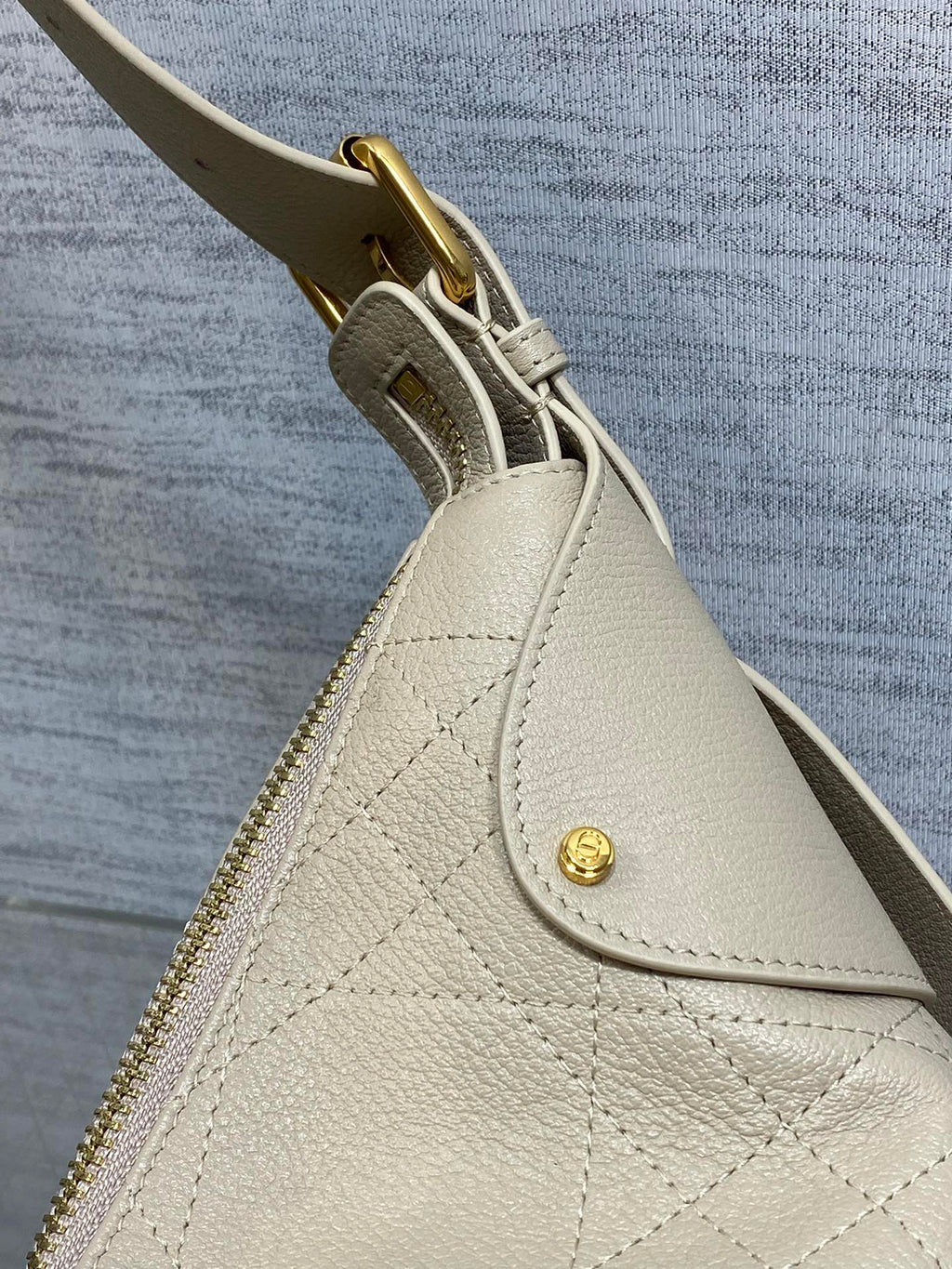 Dior Voyage Hobo Bag in Cream