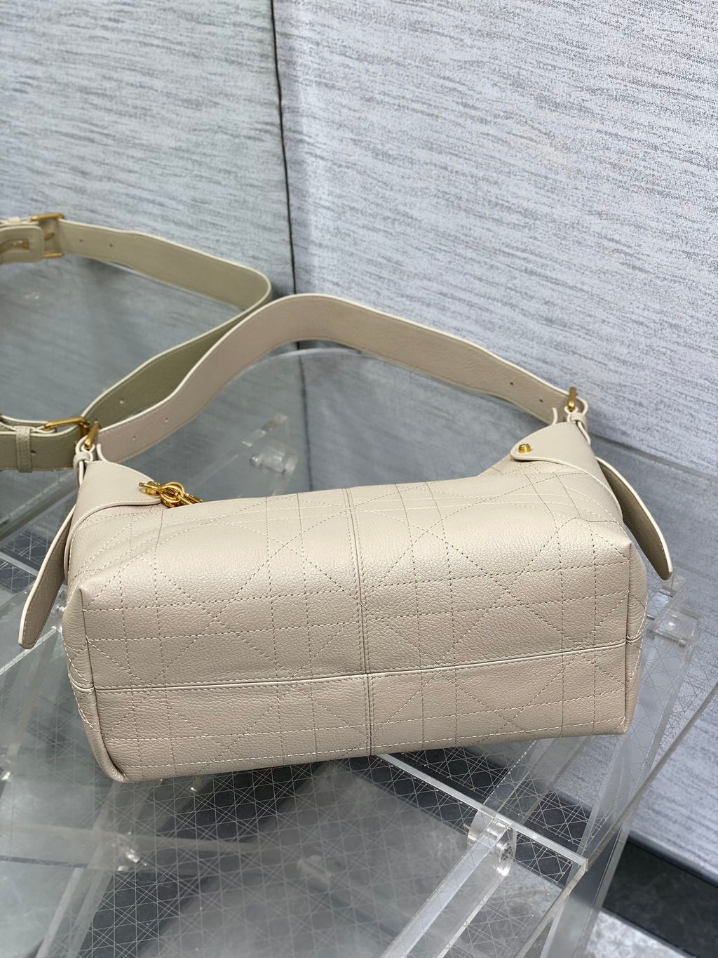 Dior Voyage Hobo Bag in Cream