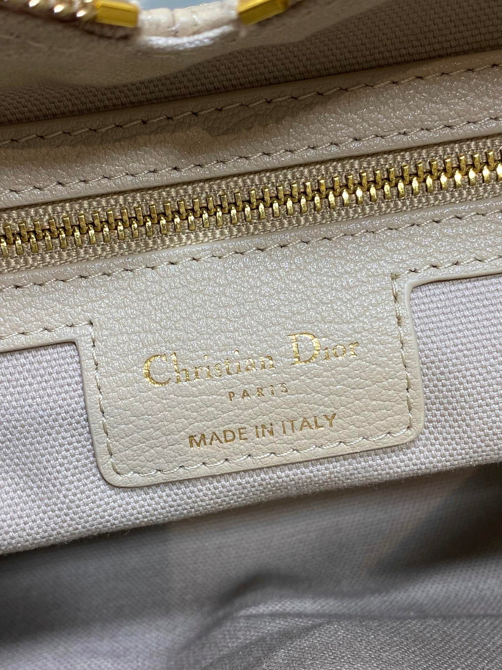 Dior Voyage Hobo Bag in Cream