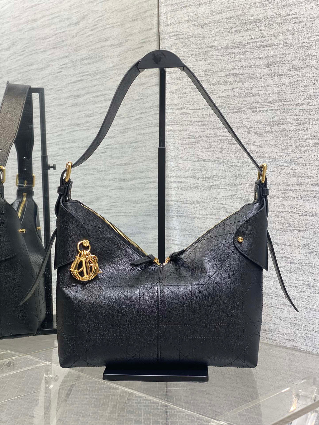 Dior Voyage Hobo Bag in Black