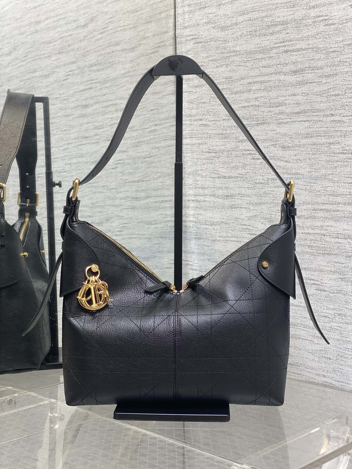 Dior Voyage Hobo Bag in Black