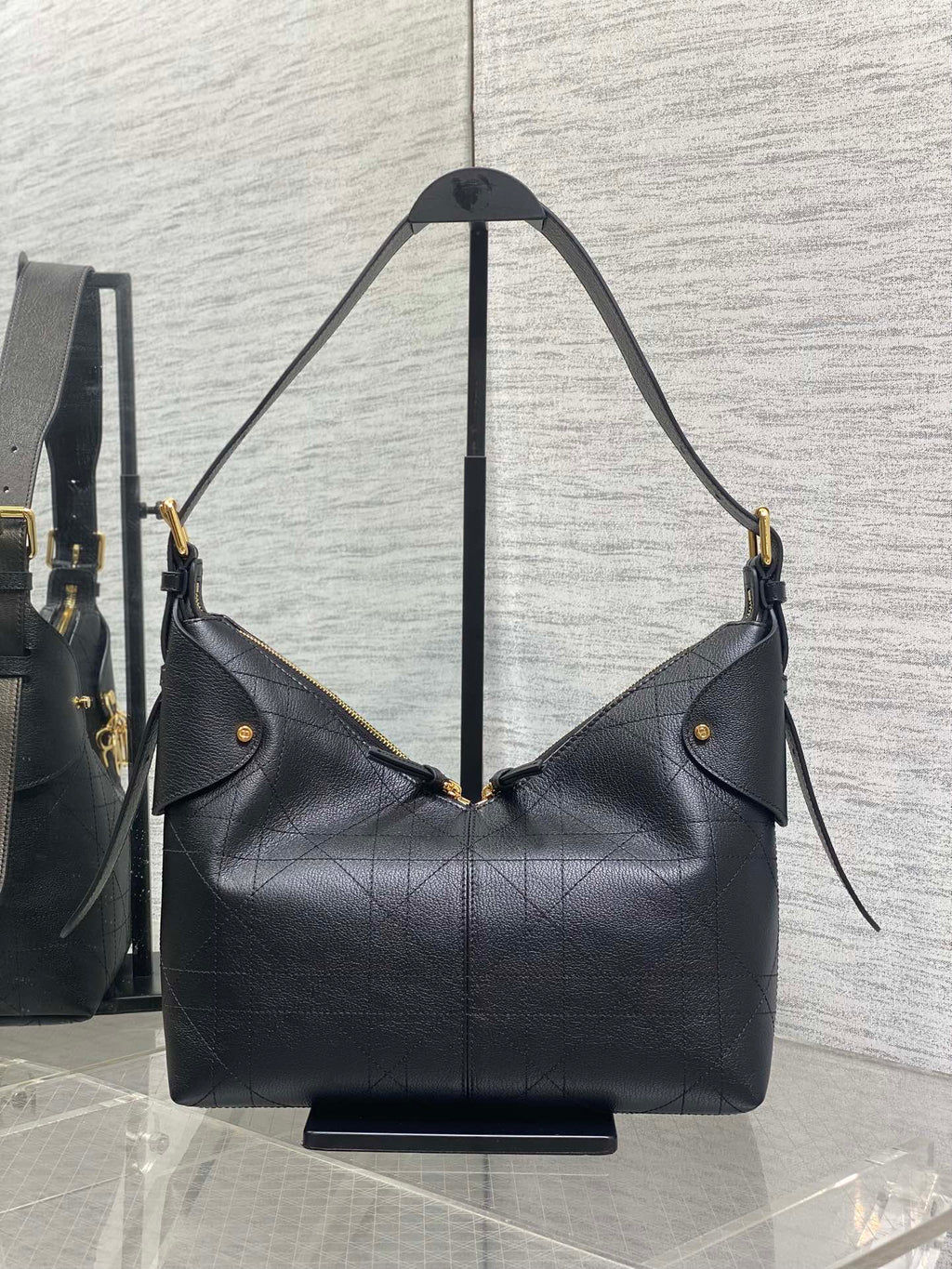 Dior Voyage Hobo Bag in Black