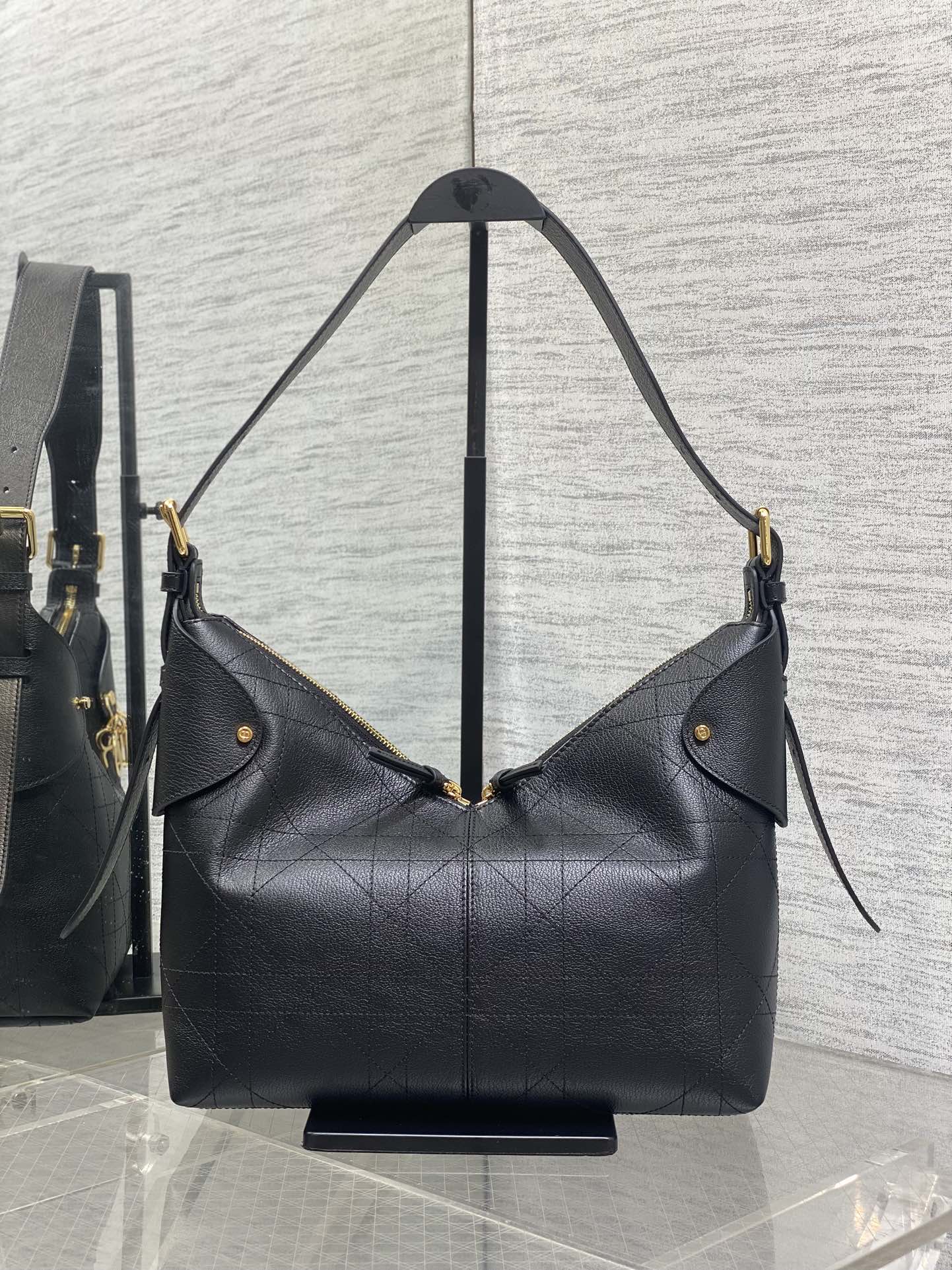 Dior Voyage Hobo Bag in Black