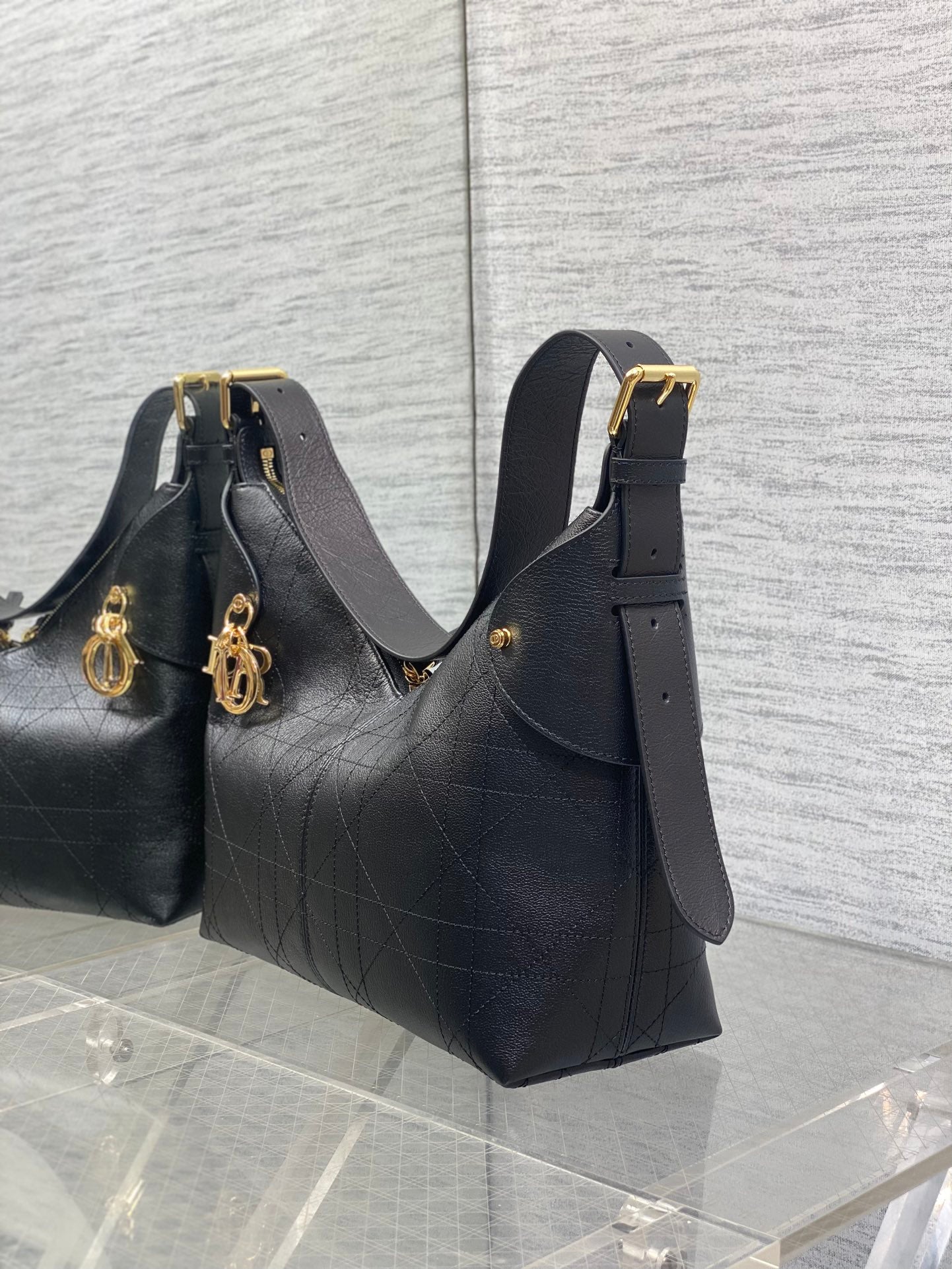 Dior Voyage Hobo Bag in Black