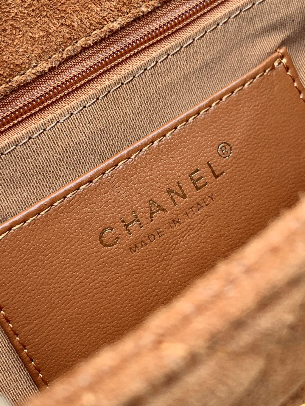 Chanel 26C Classic Flap Bag Dark Brown Suede with Matte Gold Hardware (Small 20cm)
