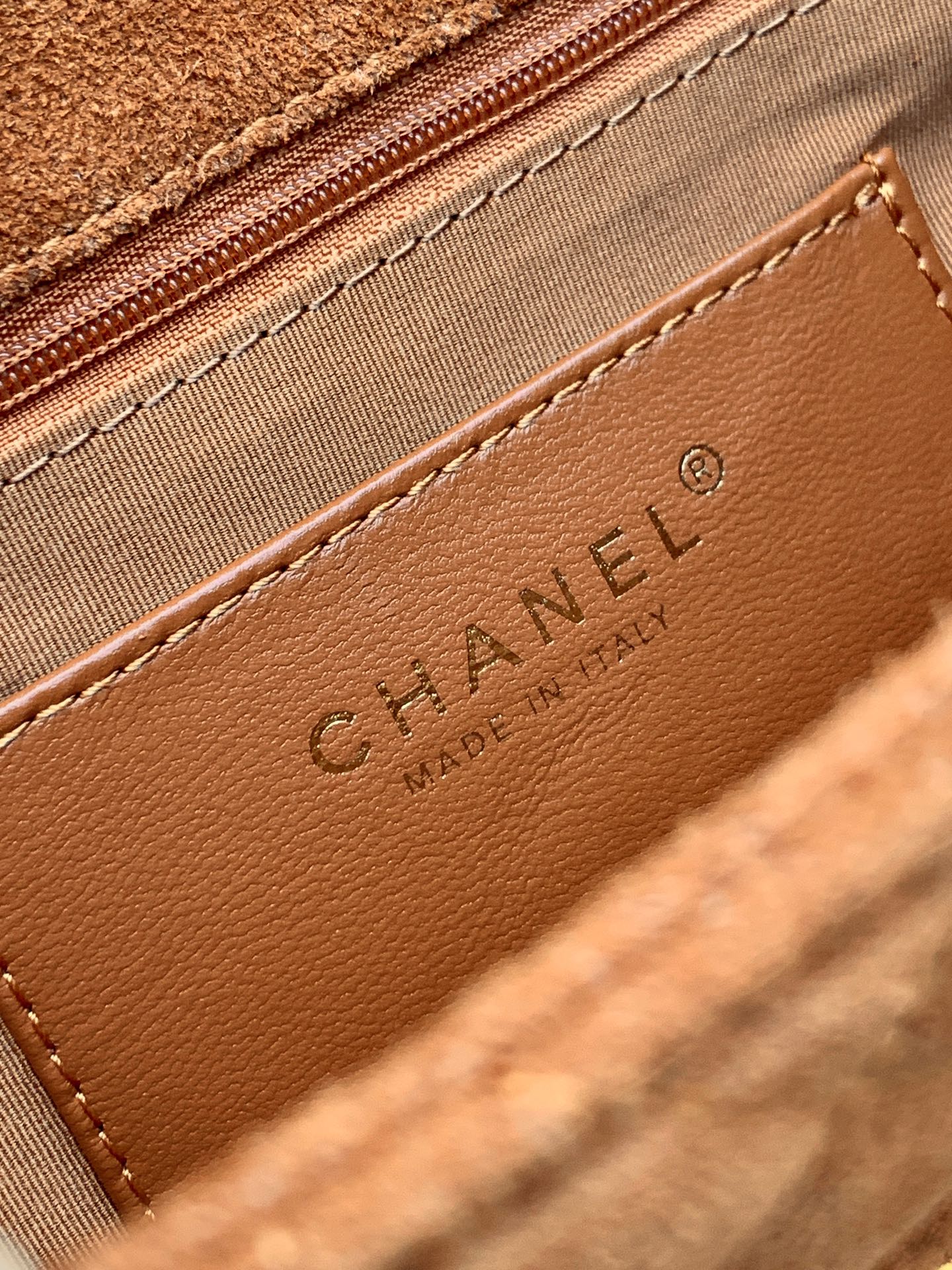 Chanel 26C Classic Flap Bag Dark Brown Suede with Matte Gold Hardware (Small 20cm)