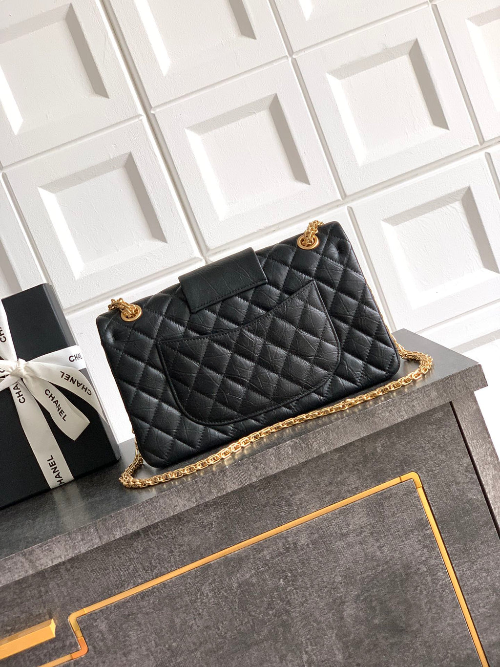 Chanel Limited Edition Moscow Emblem Flap Bag - Black & Red with Vintage Russian Pins (25.5 cm)