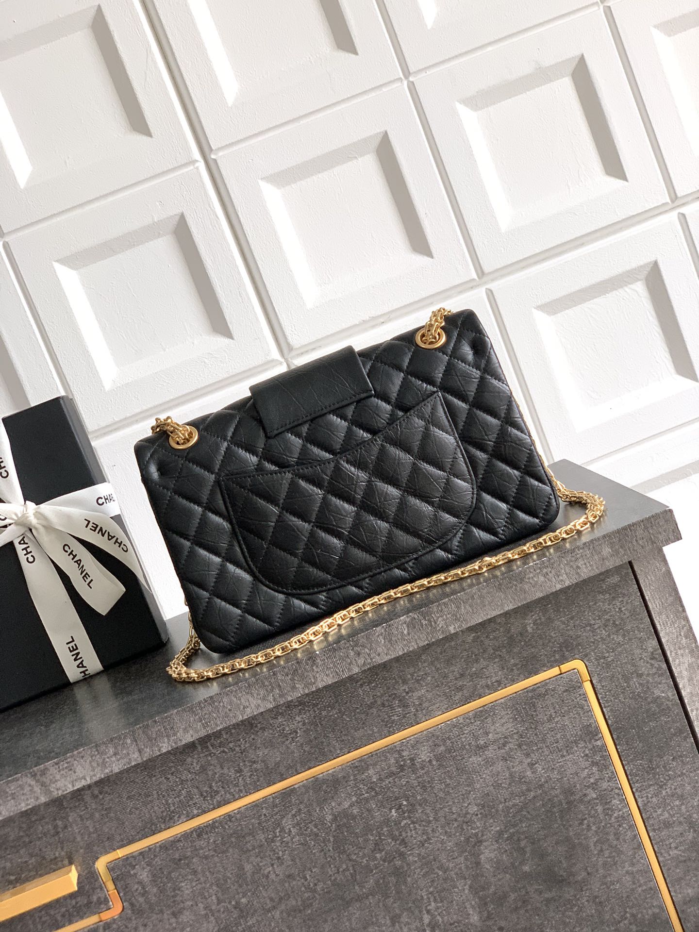 Chanel Limited Edition Moscow Emblem Flap Bag - Black & Red with Vintage Russian Pins (25.5 cm)
