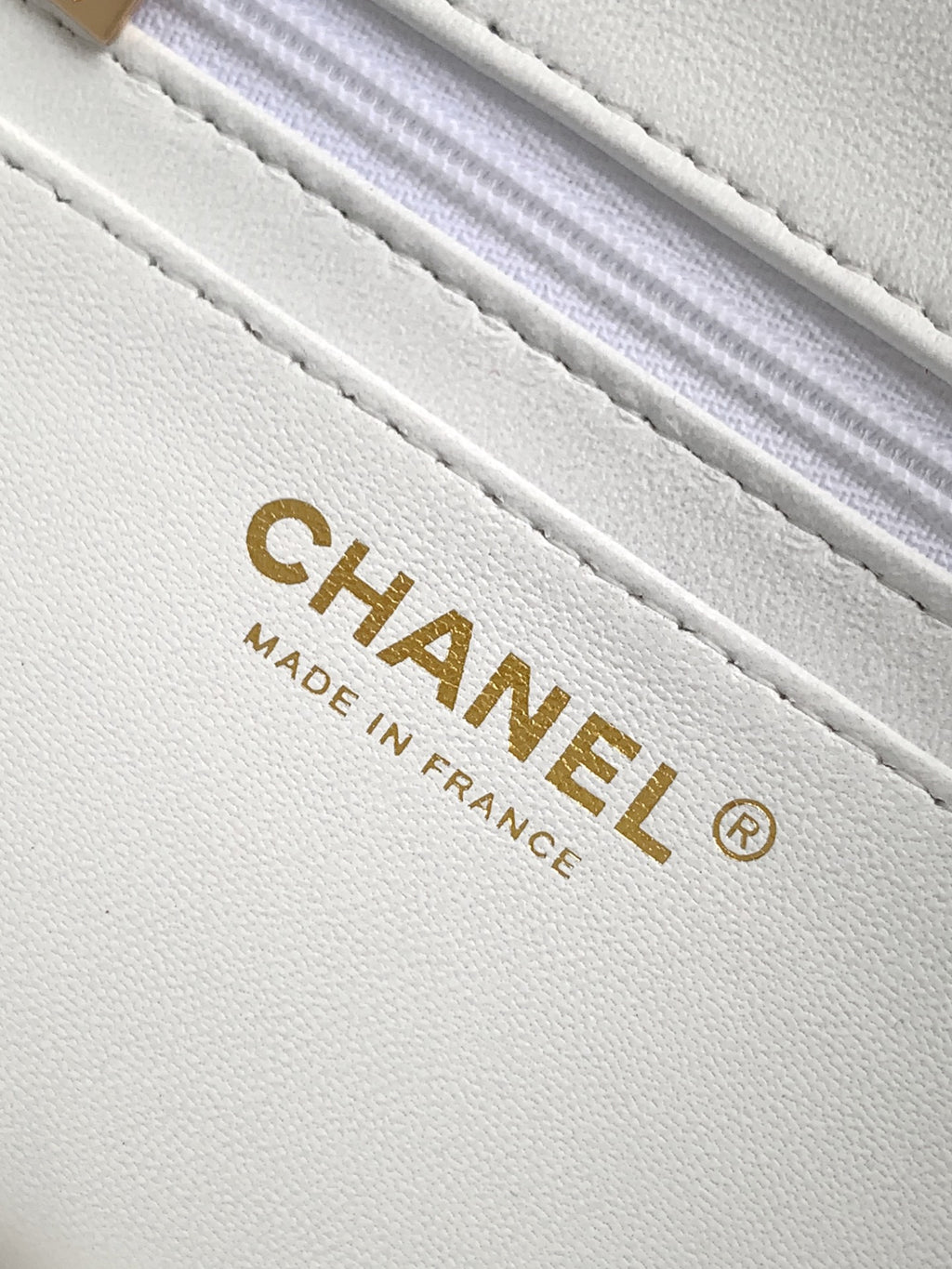 Chanel 25K Cruise Collection Classic Flap Bag - 20cm White/Gold Tweed with Sequin Embellishments