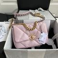 Chanel 19 Flap Bag 26 Pink Mixed Hardware