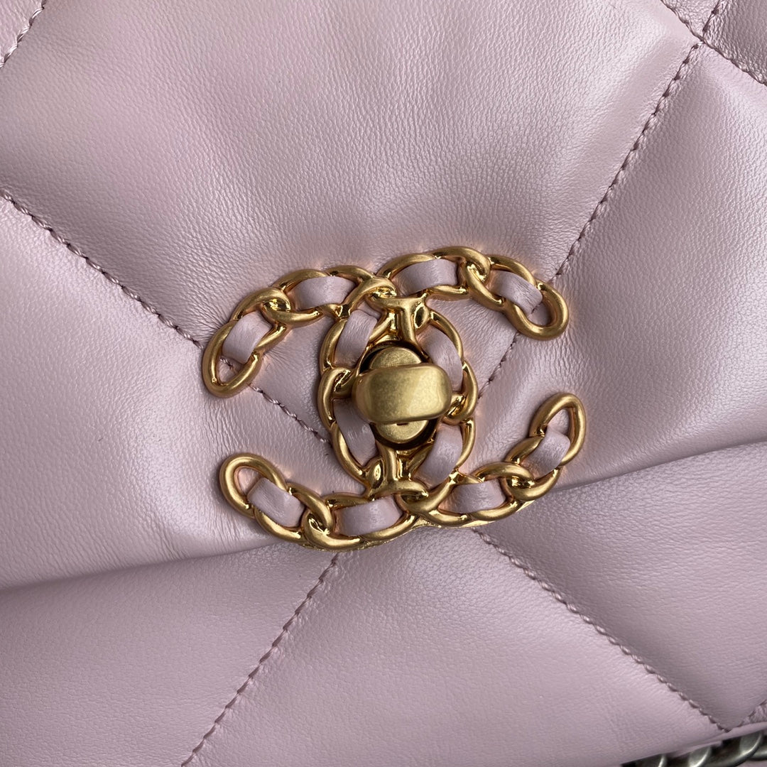 Chanel 19 Flap Bag 26 Pink Mixed Hardware