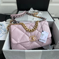Chanel 19 Flap Bag 30 Pink Mixed Hardware