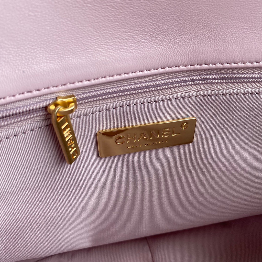 Chanel 19 Flap Bag 30 Pink Mixed Hardware