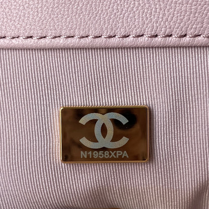 Chanel 19 Flap Bag 30 Pink Mixed Hardware