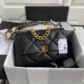 Chanel 19 Flap Bag 30 Black Mixed Hardware