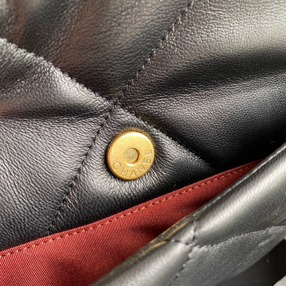 Chanel 19 Flap Bag 30 Black Mixed Hardware