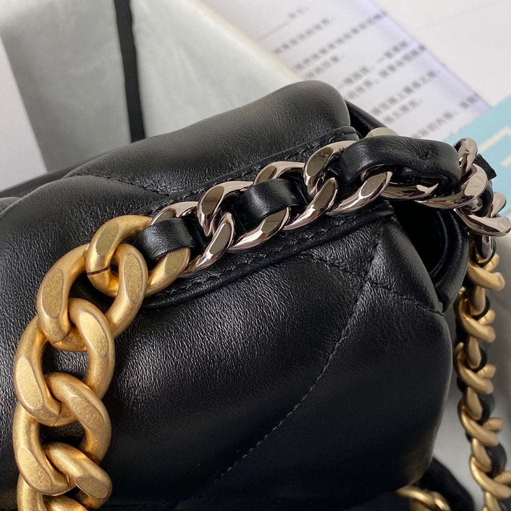 Chanel 19 Flap Bag 26 Black Mixed Hardware