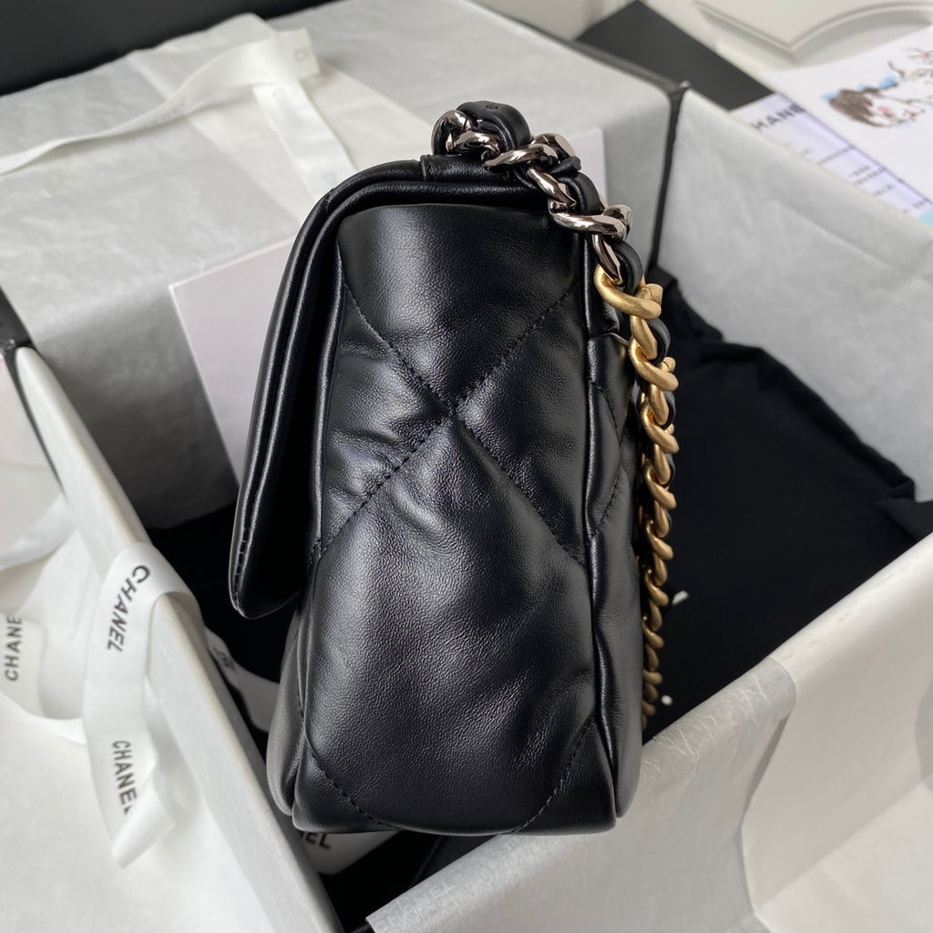 Chanel 19 Flap Bag 26 Black Mixed Hardware