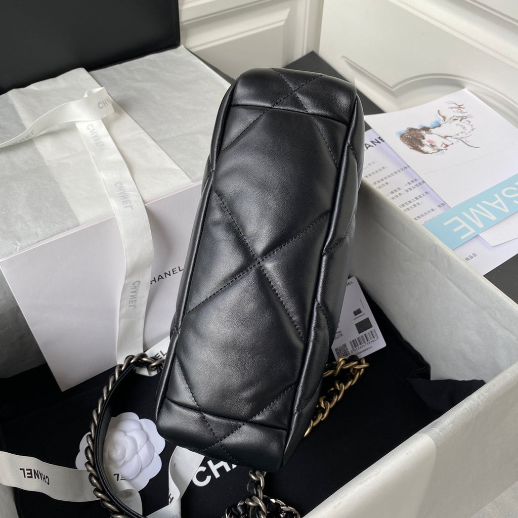 Chanel 19 Flap Bag 26 Black Mixed Hardware