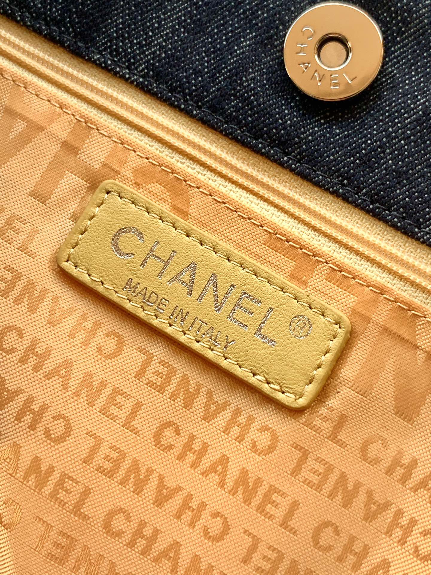 Chanel Denim Tote Bag Medium Midnight Blue