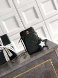 Chanel Coco Neige Phone Bag Black Star Charm 25N