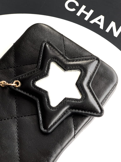 Chanel Coco Neige Phone Bag Black Star Charm 25N