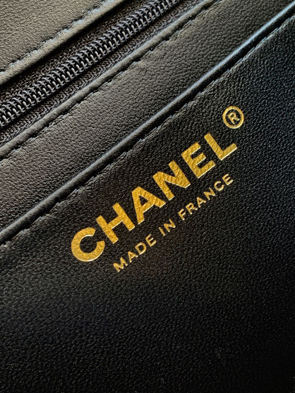Chanel Classic Flap Mini Black White Tweed Woven Gold Chain 25K