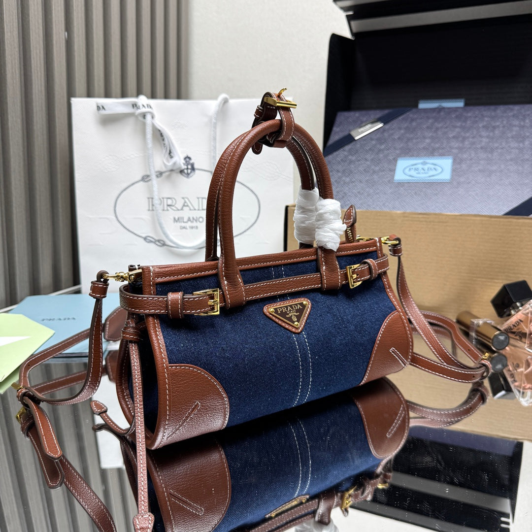 Prada Bonnie Mini Bag – Denim & Leather