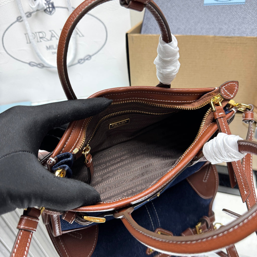 Prada Bonnie Mini Bag – Denim & Leather