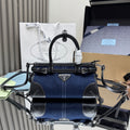 Prada Bonnie Mini Bag – Denim & Black Leather