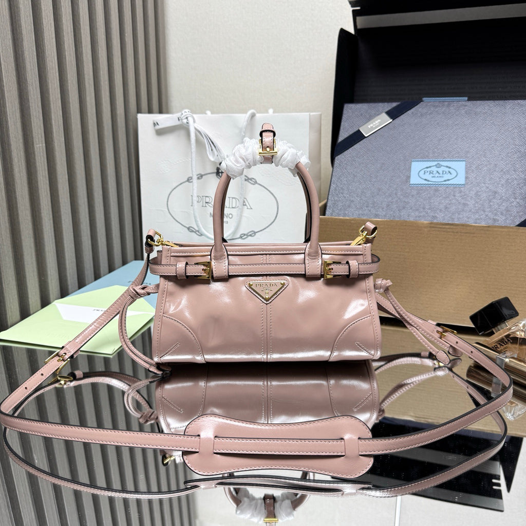 Prada Bonnie Mini Bag – Blush Pink Glazed Leather