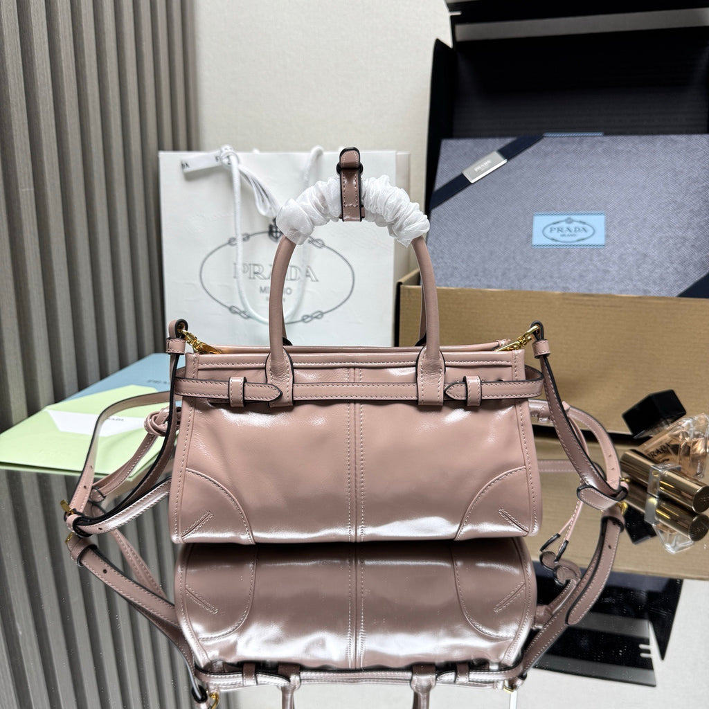 Prada Bonnie Mini Bag – Blush Pink Glazed Leather