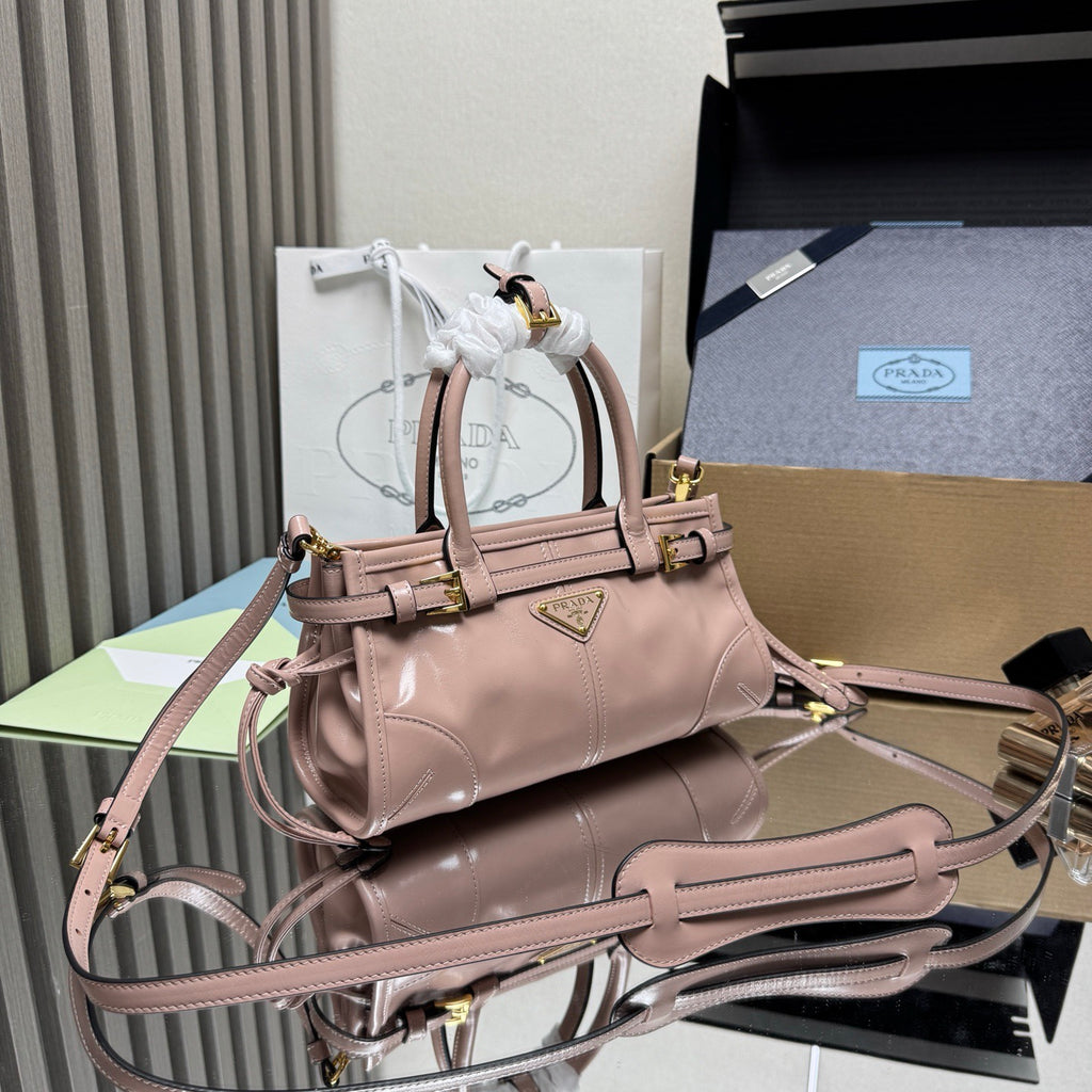 Prada Bonnie Mini Bag – Blush Pink Glazed Leather