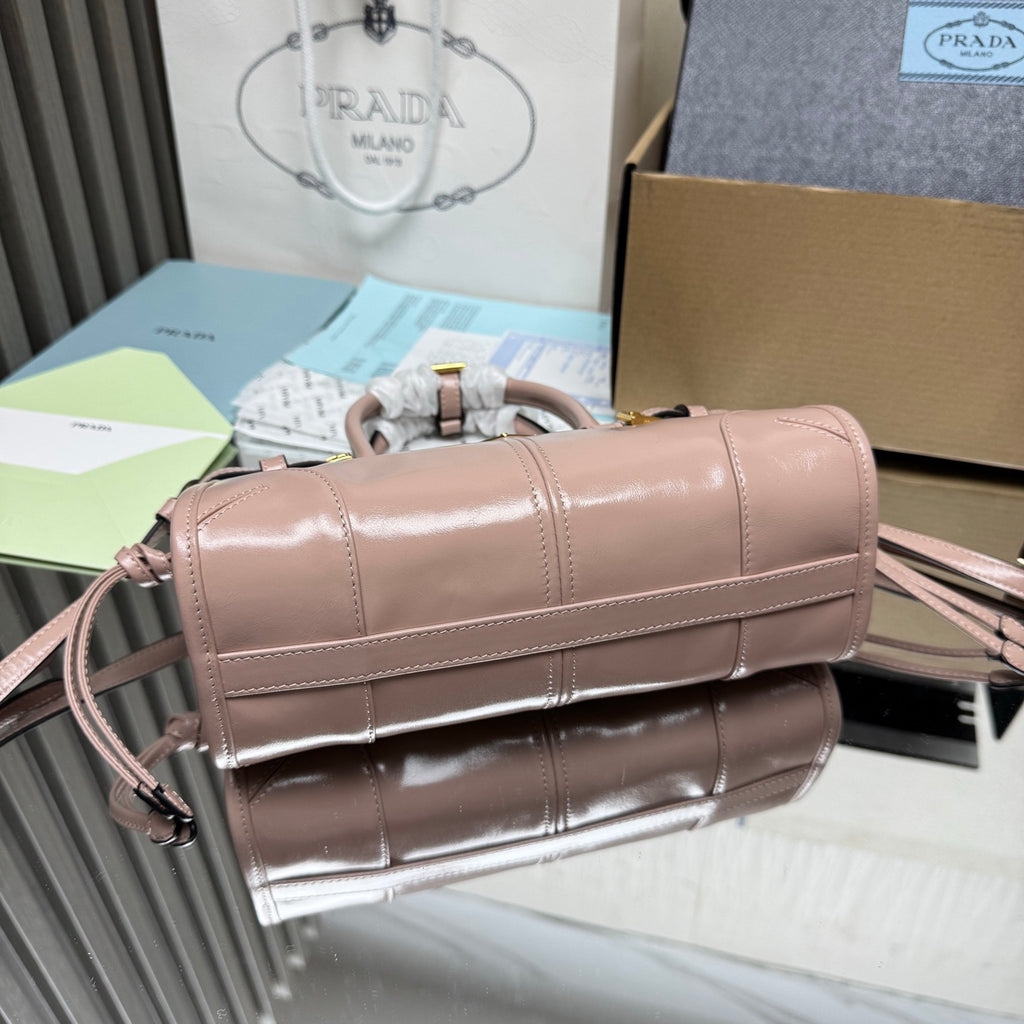 Prada Bonnie Mini Bag – Blush Pink Glazed Leather