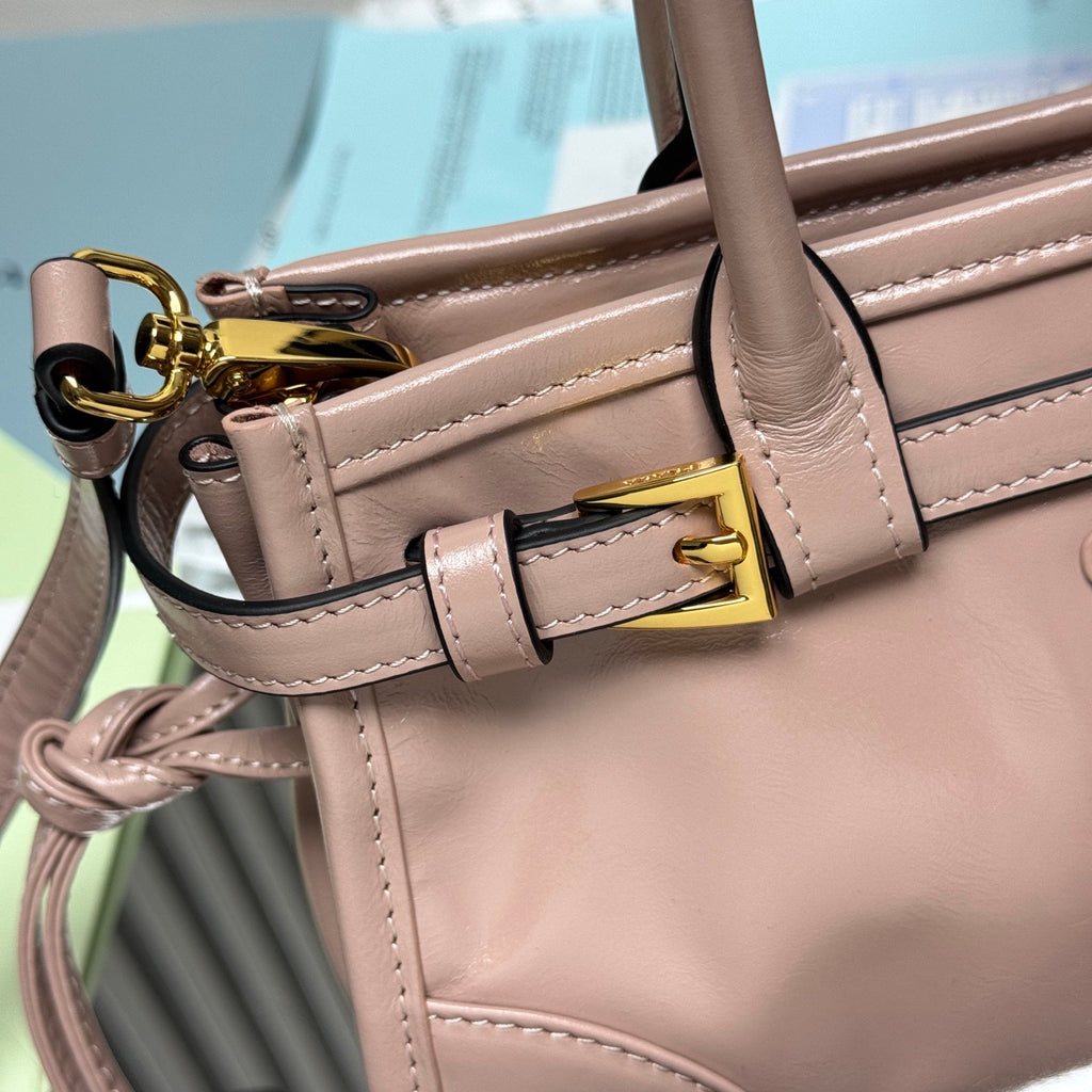 Prada Bonnie Mini Bag – Blush Pink Glazed Leather