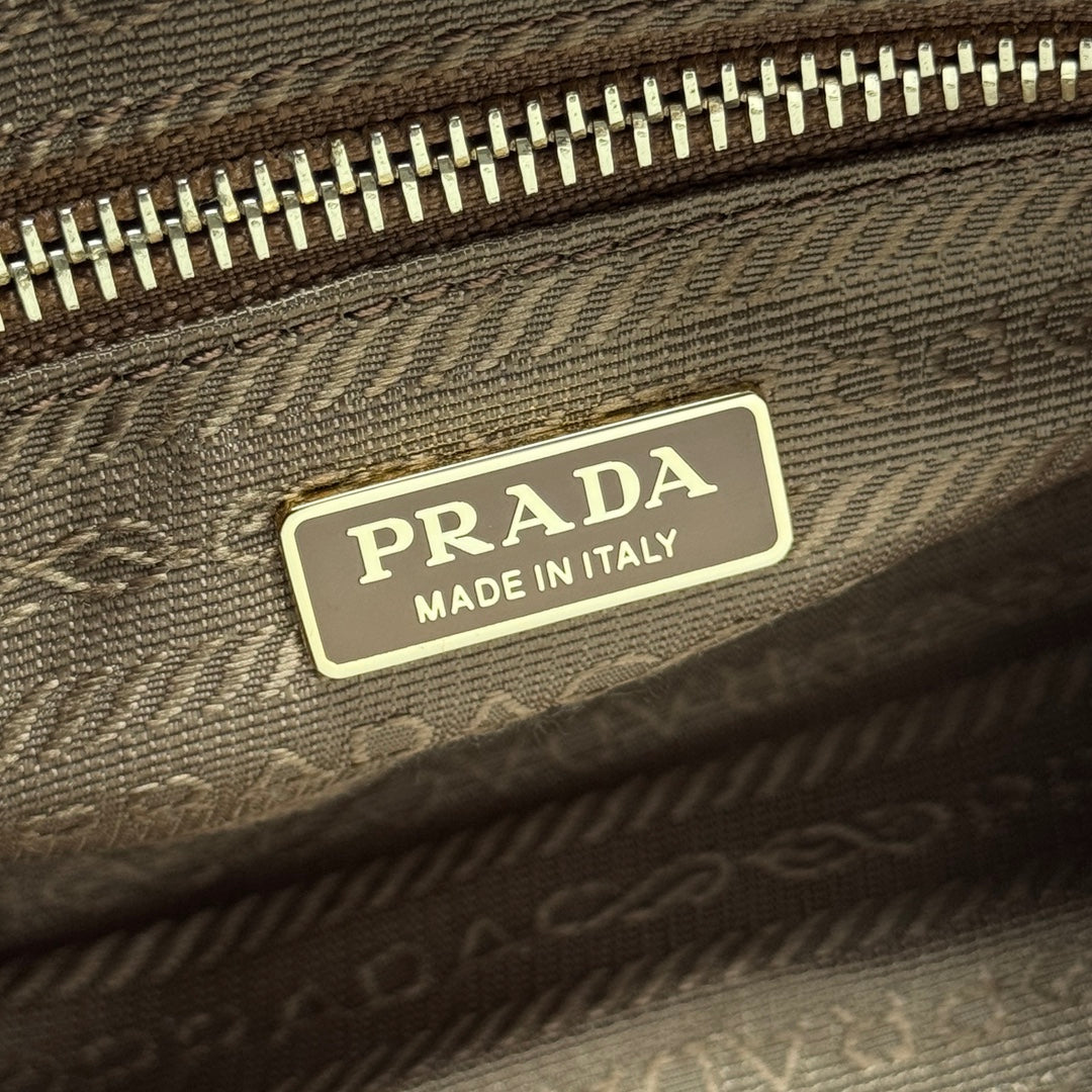 Prada Bonnie Mini Bag – Caramel Brown Glazed Leather