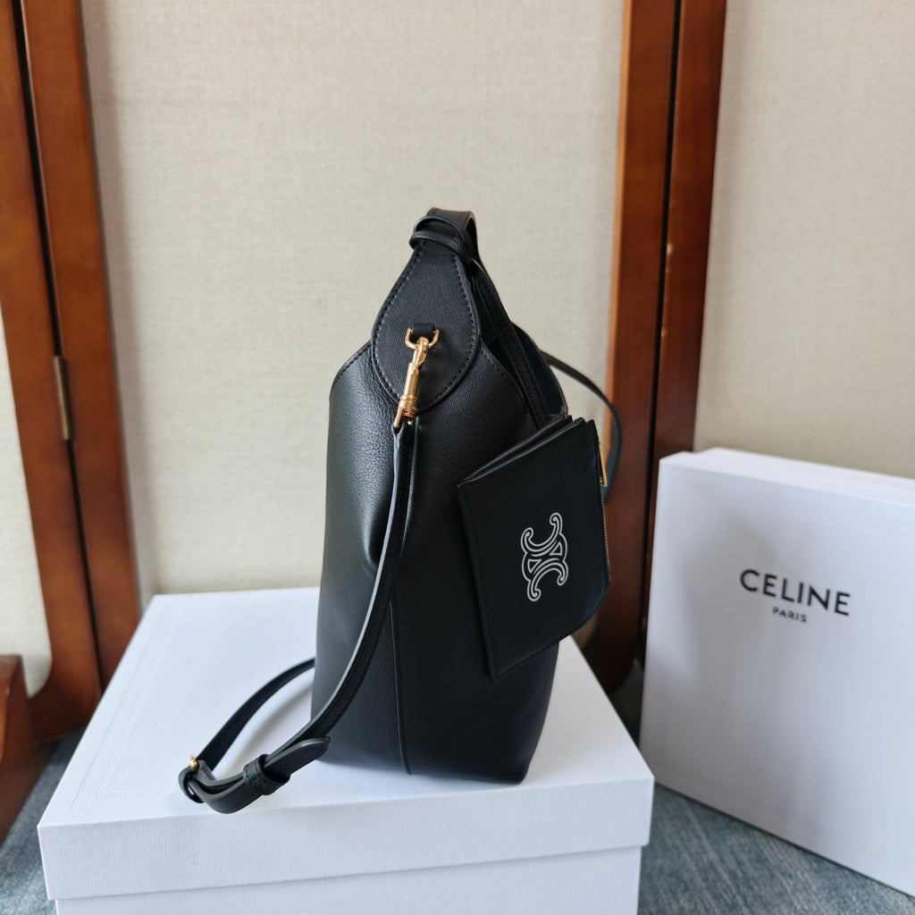 Celine Teen Hobo Bag – Black