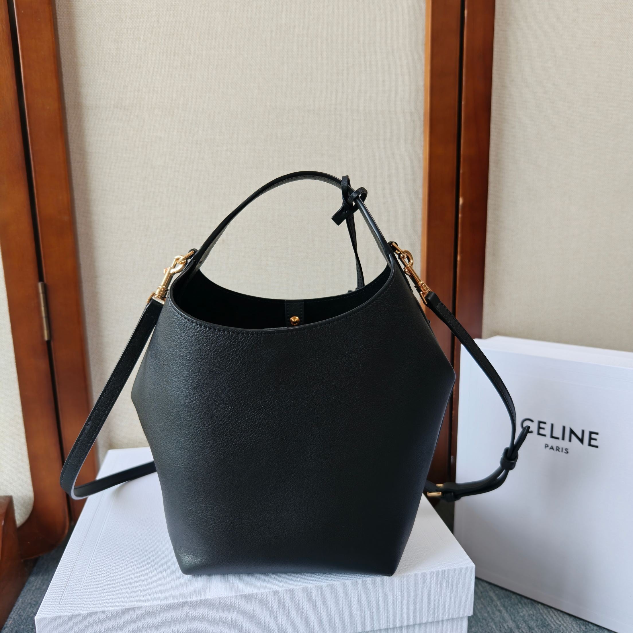 Celine Teen Hobo Bag – Black