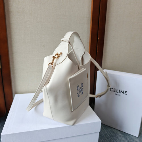 Celine Teen Hobo Bag – White
